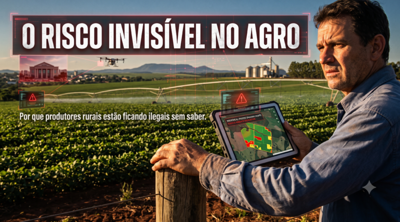 O risco invisível que pode travar o agronegócio: por que produtores rurais estão ficando ilegais sem saber.
